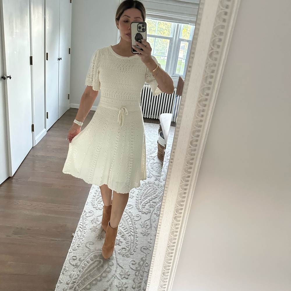 Kate Spade Ivory Textured Sweater